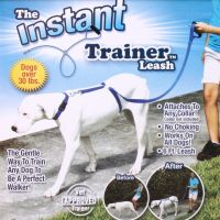 Поводок шлейка для собак The Instant Trainer Leash 1.80 м нейлоновый шлей для больших собак более 30 кг, усиленный ремешок для ошейника