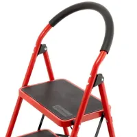 Folding one-way stepladder Forte LFD131TB 4-step ladder up to 150 kg, four-step family stepladder Technologist 152x50 cm for Home