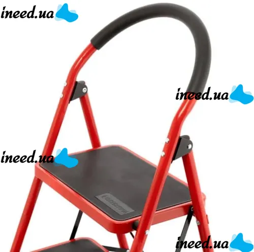 Folding one-way stepladder Forte LFD131TB 4-step ladder up to 150 kg, four-step family stepladder Technologist 152x50 cm for Home