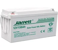Универсальный гелевый аккумулятор Jarrett GEL 12V 150Ah для котла и солнечных панелей, Аккумуляторная батарея 12В 150Ач для систем электропитания
