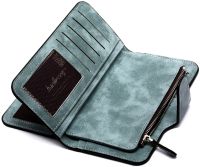 Женский замшевый кошелек Baellerry Forever N2345 Blue Jeans женское мини портмоне на 10 отделений для купюр и мелочи 19х10.5 см Голубое