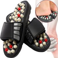 Массажёрные ортопедические шлепанцы Foot Reflex с акупунктурным эффектом 36-45 размер, массажные рефлекторные тапочки для стоп ног Massage Slippers