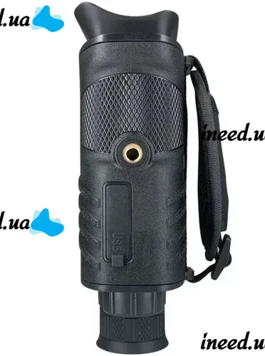 Ручний цифровий монокуляр прилад нічного бачення LG64 Night Vision з 8 кратним збільшенням і функцією запису, Монокль телескоп з нічним баченням і чохлом
