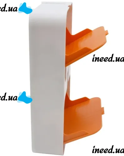 Настенный органайзер для мыла Flip Lid Drain Soap Box на 2 отсека с откидными крышками, Двойная навесная мыльница со сливом на стену в ванную