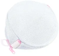Универсальный сетчатый чехол контейнер Mesh Laundry Bag для стирки нижнего белья 13x16 см Органайзер мешок для стиральной машины защита от деформации