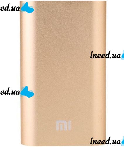 Портативное зарядное устройство Xiaomi MI Power Bank 20800 mAh внешний аккумулятор, зарядка для телефона IOS Android повербанк 2.1А USB Золотой