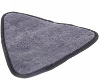 Треугольная сменная насадка запаска для треугольной швабры Rags Mop the floor AND563 26x26 см, Дополнительная мочалка для мытья и уборки пола Серая
