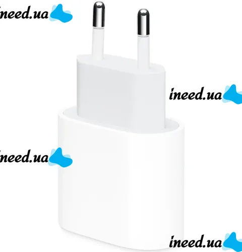 AC Charger Power Adapter Apple USB-C 20W PD Type-C, Power Adapter for iPhone, Charging Unit for iPhone on 1 Port 99254 White