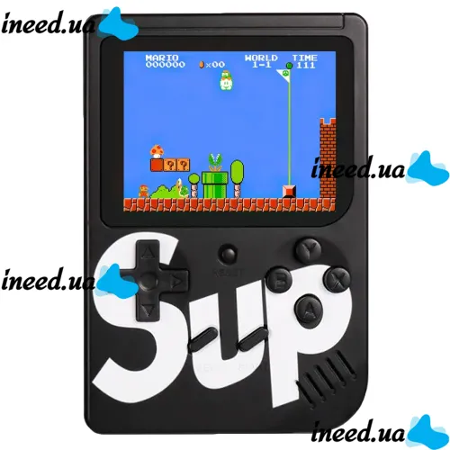 Портативная игровая ретро приставка Dendy Sup M3 Game Box Retro на 400 игр с джойстиком 8Bit, Денди, Sega, игровая консоль