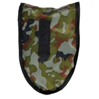 Tourist folding sapper shovel Tramp TR-55, pick, saw, opener with compass 5 in 1 made of steel, Black, tactical, car in a case