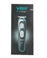 Беспроводная универсальная машинка VGR V-055 для стрижки и бороды 10W, Аккумуляторный окантовочный триммер для ухода за бородой и усами с насадками