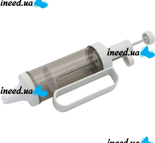 Кондитерский шприц пресс Cookie Press and Cake Decorator Set с насадками и трафаретами для декорирования печенья и тортов, Пистолет для крема