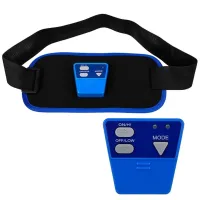 AbGymnic Muscle Stimulator Belt for Weight Loss, Abs, and Muscle Toning—a Battery-Powered Massager and Exercise Machine with a 6-Mode Muscle Stimulator for Fat Burning