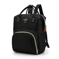 Сумка органайзер для мамы LeQueen Mummy Bag для коляски, рюкзак для мам водостойкий с термокарманами для бутылочек Living Traveling Shar
