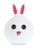 Baby Night Light Silicone Bunny Rabbit Silicone Lamp ZH-03 Desktop Wireless Rechargeable Lamp Lamp Bunny Rabbit with Ears LY-271