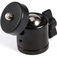 Шарнирная поворотная головка для штатива Accessories Поворотный шаровой адаптер для монопода, Крепление шарнирное для кольцевых ламп и штативов