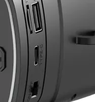 Беспроводной Bluetooth мегафон громкоговоритель DV-680 с солнечной панелью, Ручной аккумуляторный рупор для усиления и записи голоса FM TF на ремне