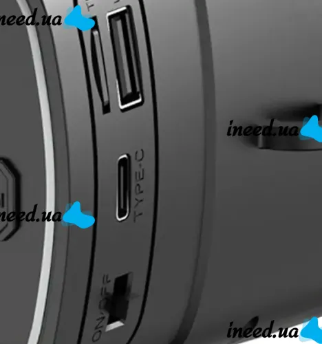 Беспроводной Bluetooth мегафон громкоговоритель DV-680 с солнечной панелью, Ручной аккумуляторный рупор для усиления и записи голоса FM TF на ремне