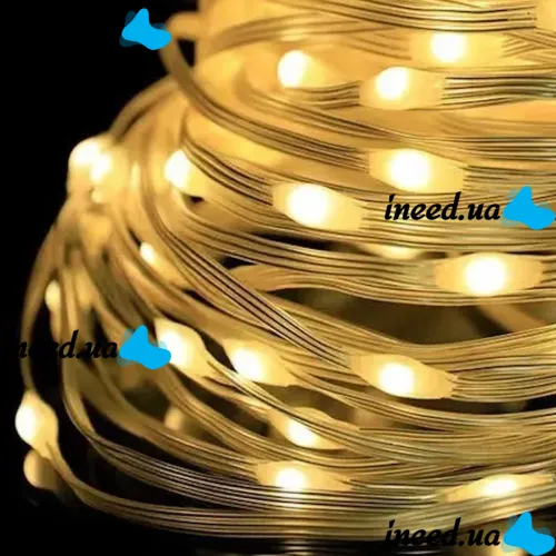 Outdoor Rechargeable Garland dew with Lamp X-Balog CH-515 20 Meters Warm light, Travel Lamp with Garland KXK-828 from USB Warm White