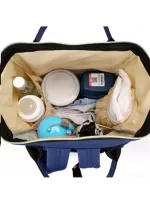 Сумка органайзер для мамы LeQueen Mummy Bag для коляски, рюкзак для мам водостойкий с термокарманами для бутылочек Living Traveling Shar