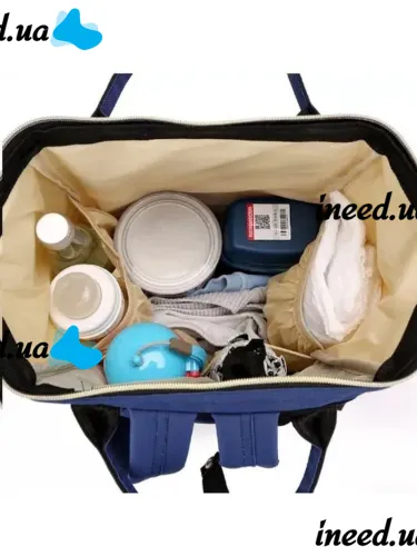 Сумка органайзер для мамы LeQueen Mummy Bag для коляски, рюкзак для мам водостойкий с термокарманами для бутылочек Living Traveling Shar