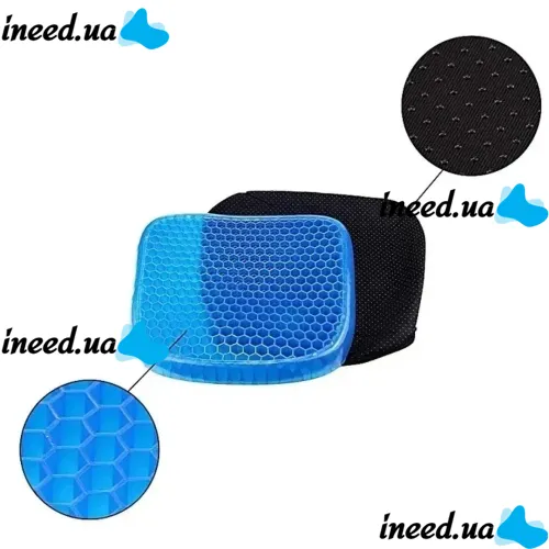 Gel orthopedic pillow Gel Egg Sitter with a cover, Cooling gel orthopedic for sitting on a chair, an armchair, in a car with a cover