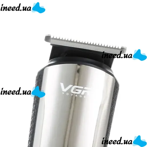 Беспроводная машинка для стрижки USB VGR V-072 с регулировочной насадкой VGR V-072, Водонепроницаемый аккумуляторный триммер бритва с LED дисплеем 5W