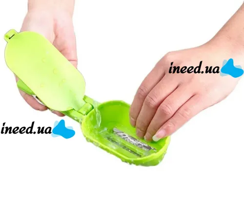 Нож скребок для чистки чешуи рыбы Fish Scales Wiper Cleaning, Ручная рыбочистка с контейнером, Ручной прибор для чистки рыбы с ножем для потрошения