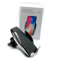 Universal Car Sensor Holder with Wireless Charging Penguin Smart Sensor S5, Car Charging Holder for Phone in Car