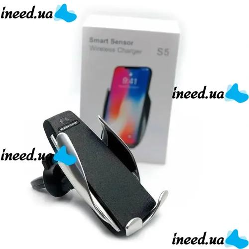 Universal Car Sensor Holder with Wireless Charging Penguin Smart Sensor S5, Car Charging Holder for Phone in Car