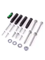 Настенное крепление для телевизора, монитора 15-42 дюймов, до 40 кг Tilting Wall Mount HT-001 с наклоном Черный, Настенный кронштейн 15"-42"