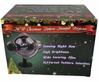 Уличный лазерный LED проектор Christmas Snowfall Projector WL-808 Снегопад с пультом, Светодиодный новогодний дискошар, Новогодняя уличная подсветка 