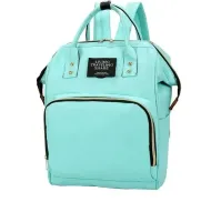 Сумка органайзер для мамы LeQueen Mummy Bag для коляски, рюкзак для мам водостойкий с термокарманами для бутылочек Living Traveling Shar