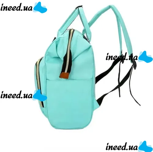 Сумка органайзер для мамы LeQueen Mummy Bag для коляски, рюкзак для мам водостойкий с термокарманами для бутылочек Living Traveling Shar