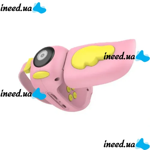 Детская видеокамера Smart Kids Video Camera DV-A100, Цифровая мини камера Птичка с фото видео съёмкой, Фотоаппарат 2" с творческой студией и играми