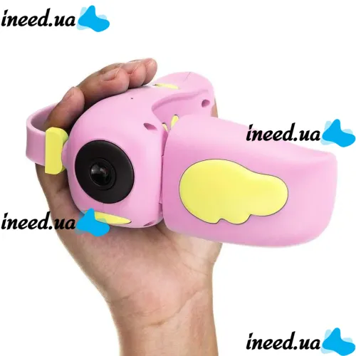 Детская видеокамера Smart Kids Video Camera DV-A100, Цифровая мини камера Птичка с фото видео съёмкой, Фотоаппарат 2" с творческой студией и играми