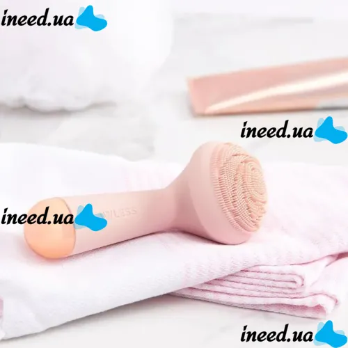 Силиконовая очищающая щетка массажер для чистки лица Finishing Touch Flawless Cleanse косметический, Силиконовый очиститель пор с функцией массажа, 