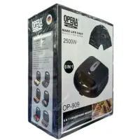 Электрическая сэндвичница, бутербродница Sandwich Maker Opera OP-909 2500W с 6 съемными формами гриль, вафельница, орешница с антипригарным покрытием