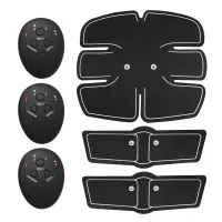 Миостимулятор EMS Trainer 3 в 1 + 2 бабочки на бицепсы, большой полный комплект Тренажер Smart Fitness для мышц пресса живота рук и ног