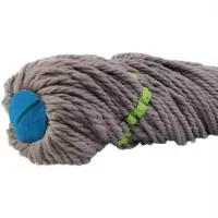 Telescopic Rope Mop Kornel LJF-006 2in1 with spin for dry and wet floor cleaning, Adjustable Mop Mashka SHV111 30 cm Green