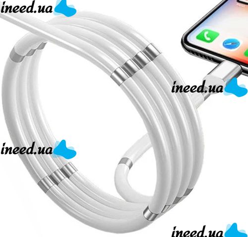 Магнитный зарядный кабель MagLink 7612 USB Micro-USB 1 метр для зарядки телефона, Вечный шнур зарядка SuperCalla Cable 100 см с магнитными вставками