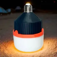 Аккумуляторная кемпинговая лампа Bailong BL-566 светодиодный LED фонарь, светильник в цоколь E27 для аварийного освещения JY-1010