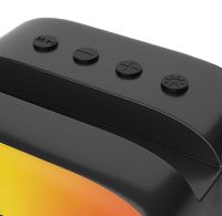 Беспроводная Bluetooth колонка SPS LX-01 с RGB подсветкой для прослушивания музыки, Аккумуляторная блютуз акустика ATARC AT-620 FM-радио AUX от USB