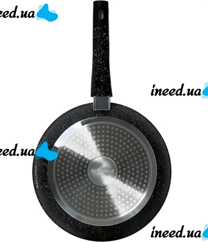 Кухонный набор посуды Bellmax Cookware Set BM-132 3 казана и сковорода для приготовления еды , Кастрюли с крышками и гранитным покрытием 9 предметов