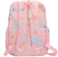 Children's School Backpack Briefcase Rainbow NA-4 for Girls, Teenage Satchel Rainbow 43x20x31cm for Girls for grades 1-4 to School Pink