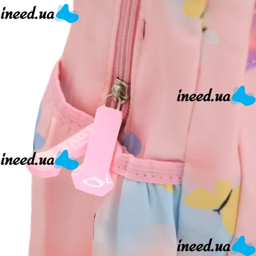 Children's School Backpack Briefcase Rainbow NA-4 for Girls, Teenage Satchel Rainbow 43x20x31cm for Girls for grades 1-4 to School Pink