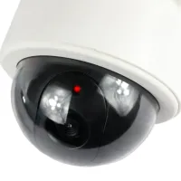 Универсальная камера видеонаблюдения обманка муляж Camera Abtech Dummy 2000 с датчиком движения, Камера-обманка с мигающим светодиодом на батарейках
