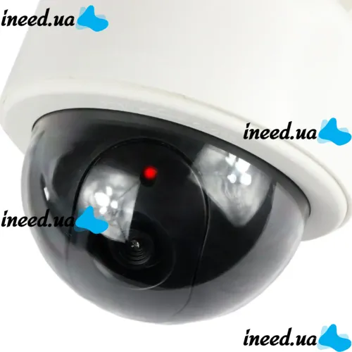 Универсальная камера видеонаблюдения обманка муляж Camera Abtech Dummy 2000 с датчиком движения, Камера-обманка с мигающим светодиодом на батарейках