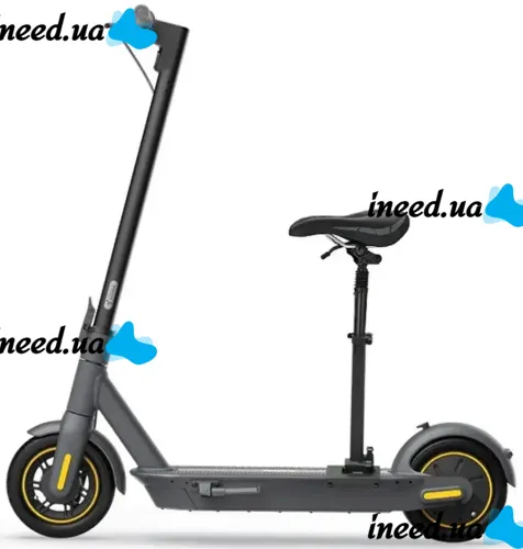 Складной электросамокат Ninebot KickScooter Max G30 600W с передним амортизатором и сидением до 140 кг, Электрический самокат E-Scooter 15Ah до 50 км