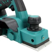 Аккумуляторный рубанок по дереву Makita DKP180 36V 5AH 2 аккумулятора Беспроводной электрорубанок Макита PCP36V 11000 об/мин 36В 5Ач в кейсе Синий